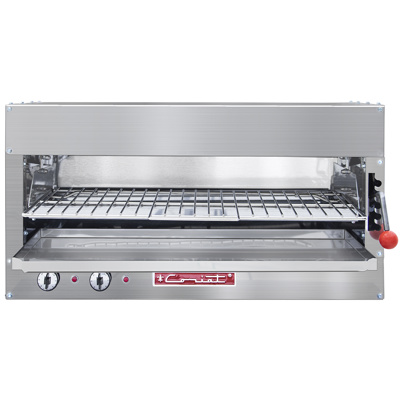 Coriat SC-31.5-G-E MASTER Salamandra Eléctrica 2 Resistencias 1,950 W C/U, 220V, Capacidad 2 Platillos