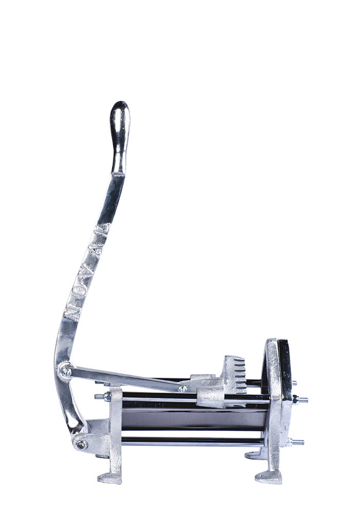 Cortador de papa en cuerpo de acero con aluminio pulido NOVAL CORTPAPA
