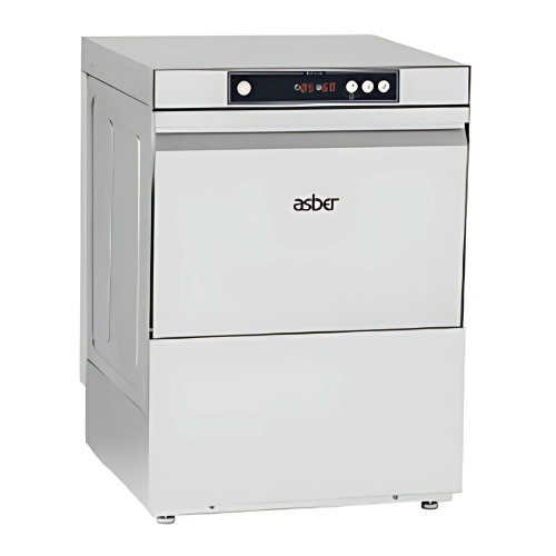 Asber EASY 120 R CW Lavavajilla De Arrastre 3 Ciclos De Lavado, 120 Cestas/hora 220V/60Hz Sentido Derecha a Izquierda