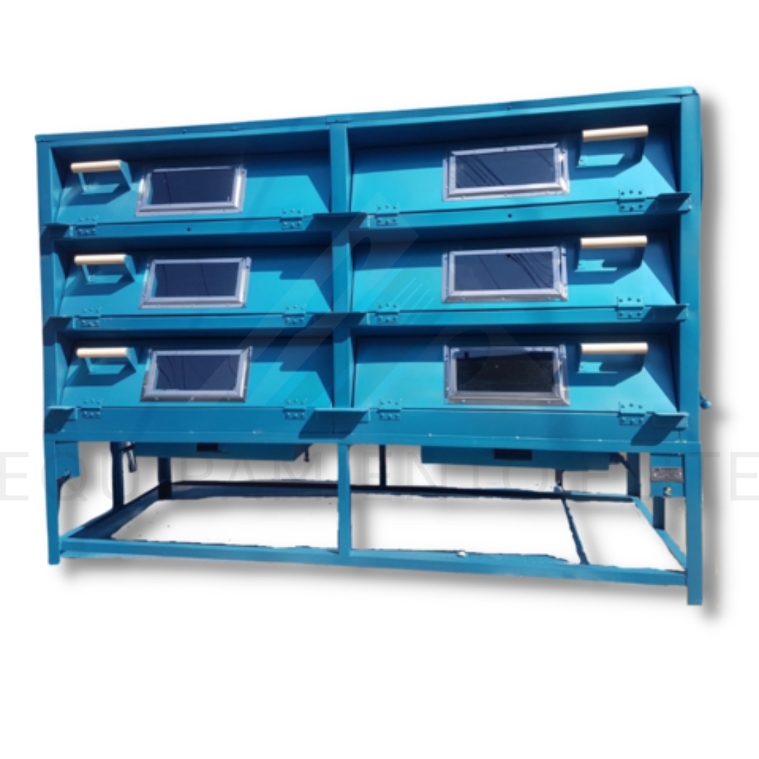 ECO HG12CFEC – Horno De Gaveta Para 12 Charolas Fabricación Especial Equipado (Con Cristales, Vapor Y Luz Interior)