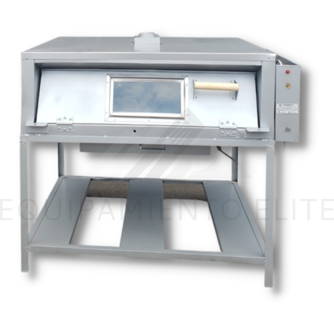 ECO HG4PE – Horno De Gaveta Para 4 Pizzas Familiares Con Gratinador, Cristal Y Luz (14 Ladrillos)