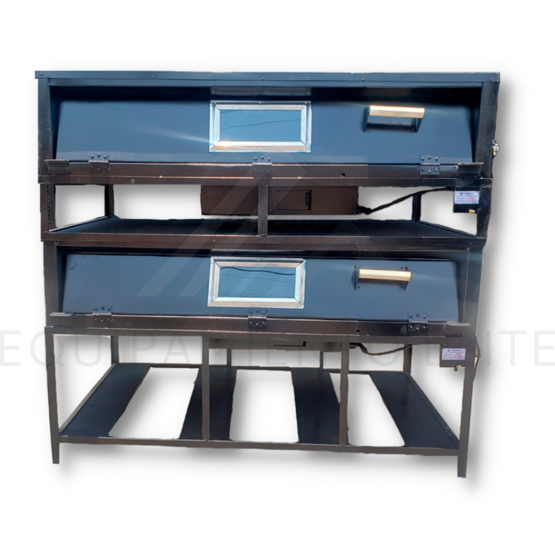 ECO HG8P – Horno De Gaveta Para 8 Pizzas Familiares Doble (28 Ladrillos) Sobre Pedido