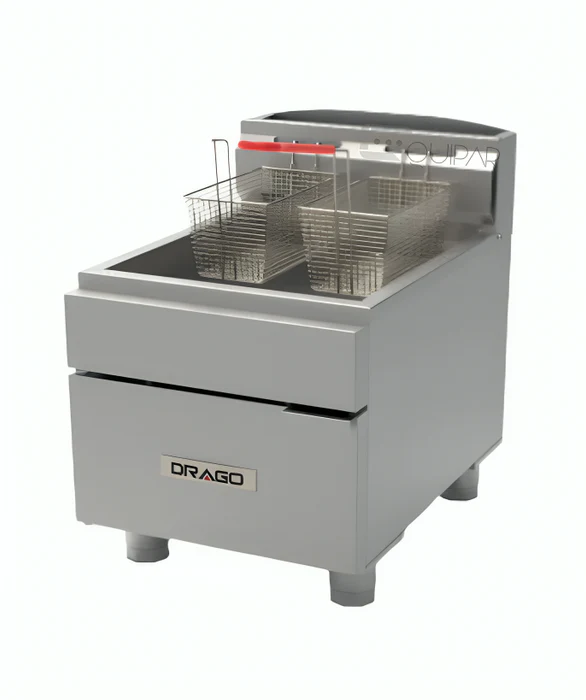 Freidora a gas con capacidad de 8 litros Drago FG-8