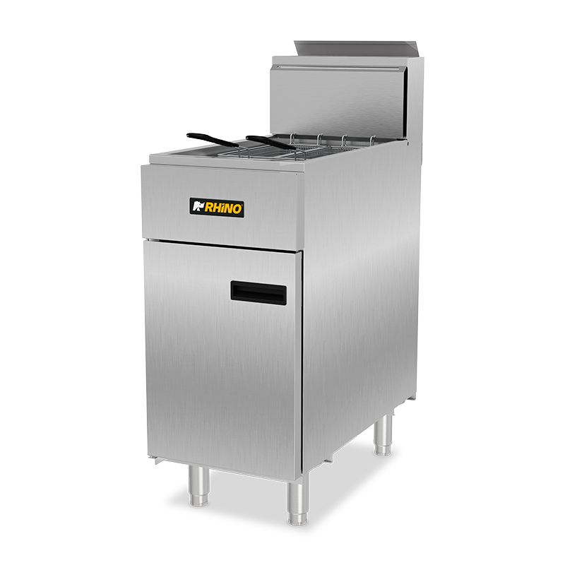 Rhino FREI-24GN Freidora de gas natural 24 litros