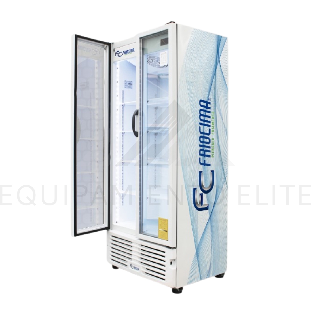 Friocima FCV-450-2 Refrigerador de 2 Puertas de Cristal - 21 Pies