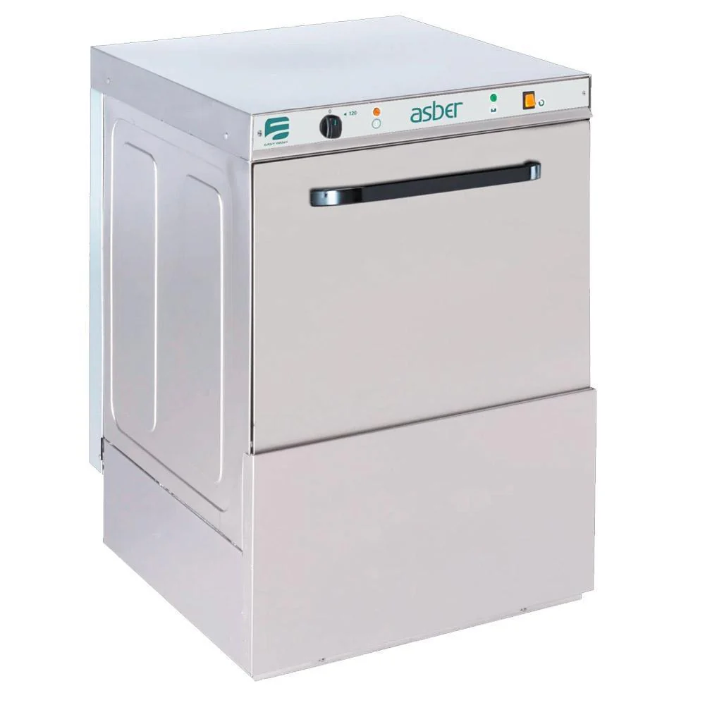 Asber GE-400 SA Lavavasos Un Ciclo De Lavado 30 Cestas/hora incluye filtro, dosificador de abrillantador 220 V