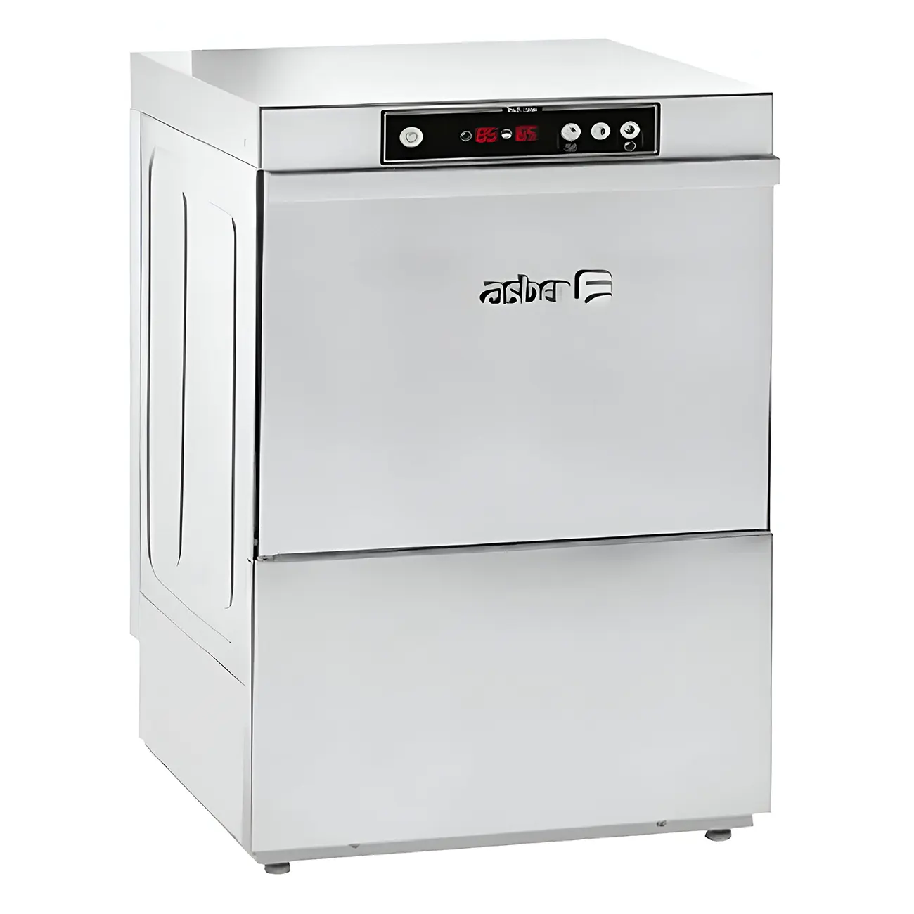 Asber GE-510 DD F SA Lavavajillas Industrial Apertura Frontal 230v Con Filtro Y Dosificador Detergente