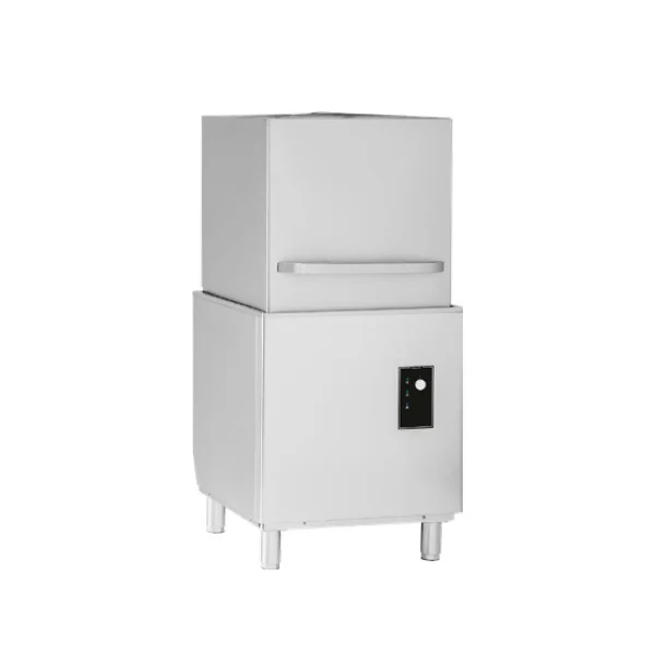 Asber GEX-H500 DD SA Lavavajilla de Capota 2 Ciclos Lavado Continuo, 40 Cestas/hora Incluye dosificador detergente y de abrillantador 220V