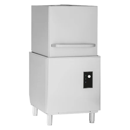 Asber GEX-H510 DD SA Lavavajilla de Capota 3 Ciclos Lavado Continuo, 65 Cestas/hora Incluye dosificador detergente y de abrillantador 220V