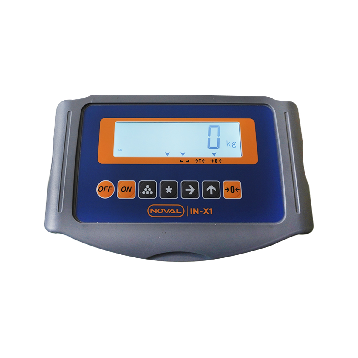 INDICADOR NOVAL N-X1 solo PESO con luz blanca en LCD, carcasa de Plástico ABS