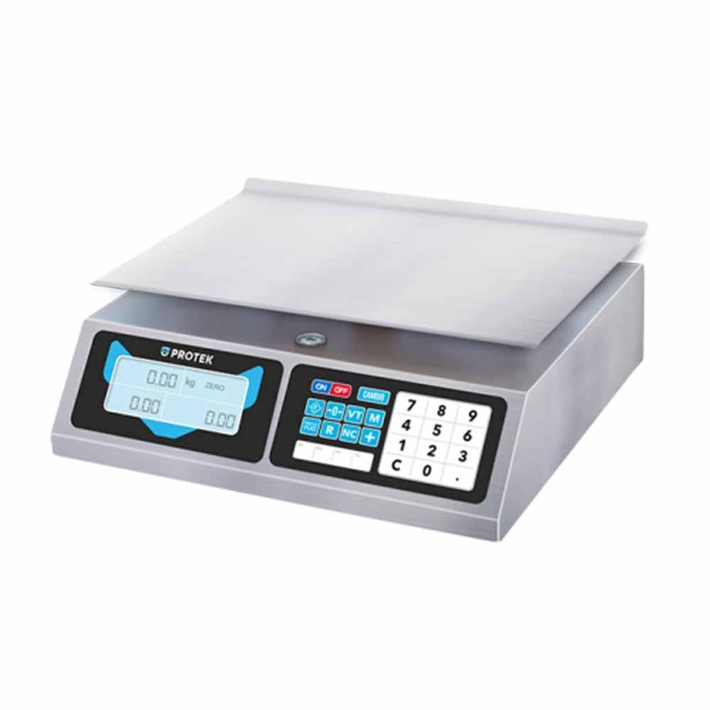 Protek  BPK-40 Bascula Multifuncional Acero Inoxidable 40 Kg  4 Memorias