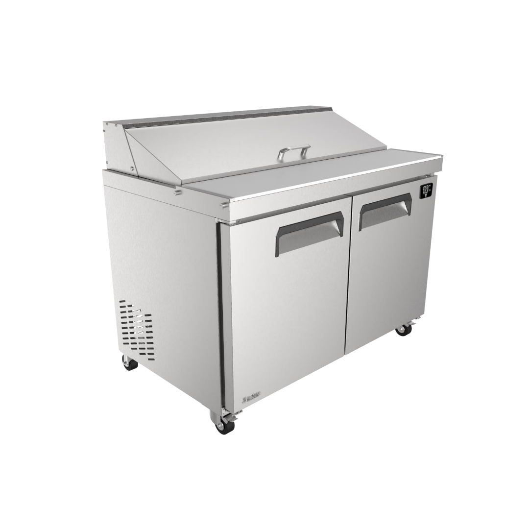 Imbera SPT48-2P Mesa Refrigerada Con 2 Puertas 2 Parrillas  12 insertos