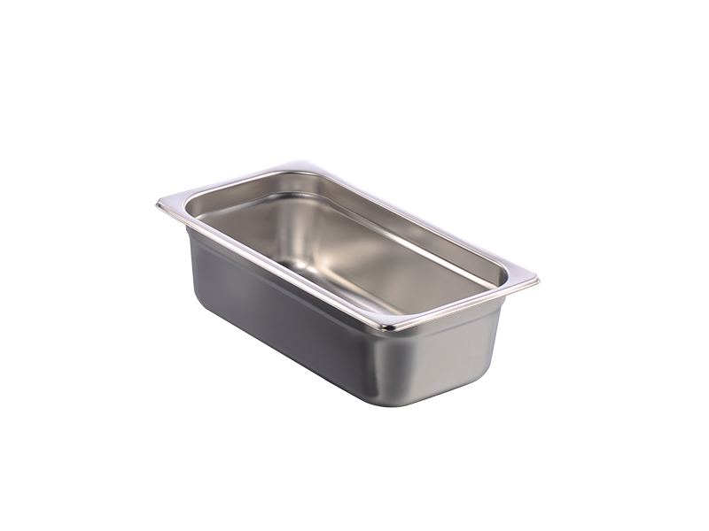 Rhino CALEDONIA INAT-2.5 Inserto de acero inoxidable, tamaño tercio (33 x 17.8 cm), altura 2 ½”.