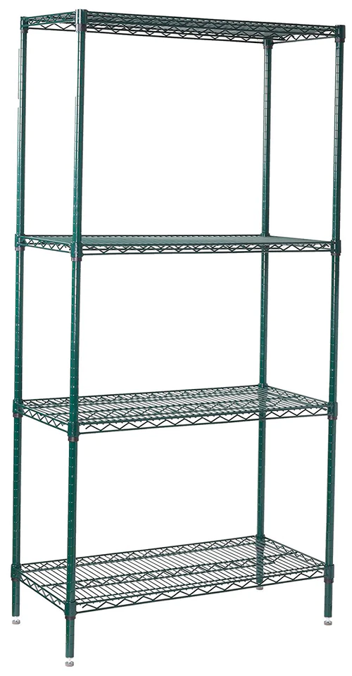 Kreppsland AV-90 Anaquel de 907 mm con 4 entrepaños 5 niveles tipo industrial en alambron