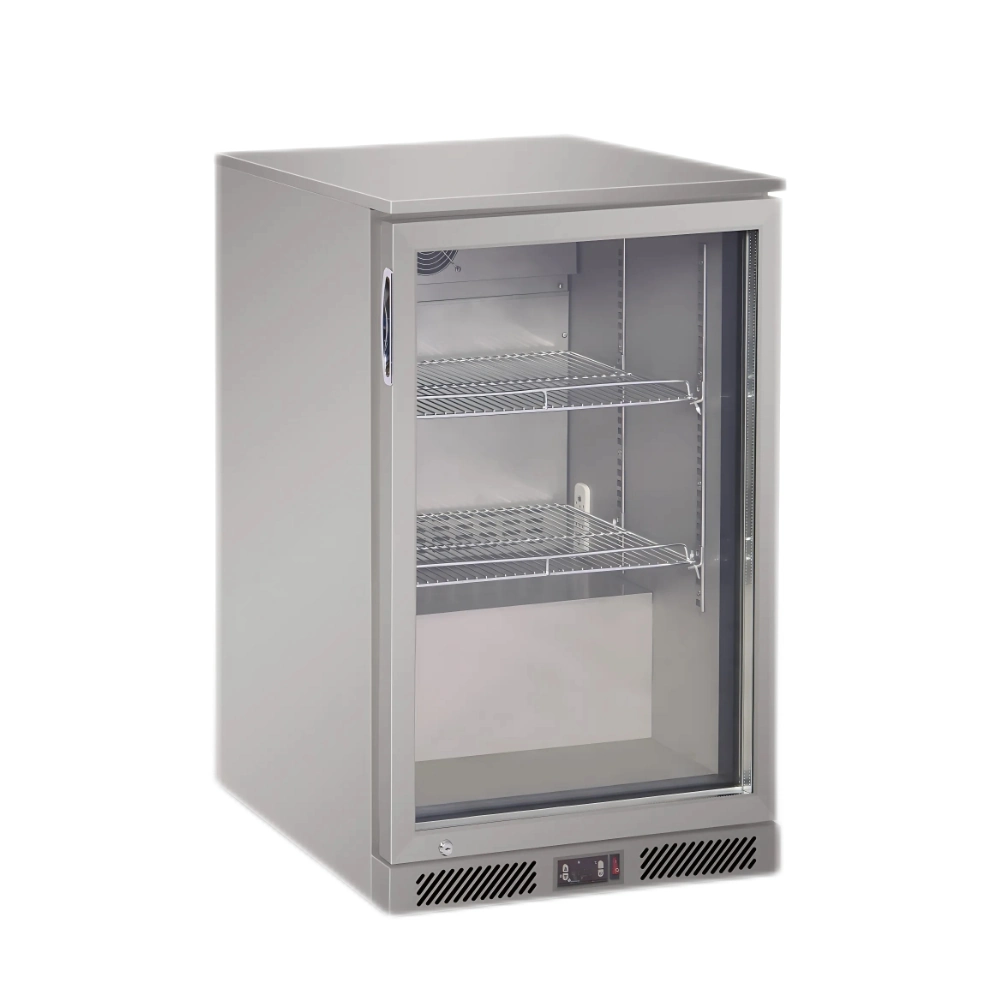 Kreppsland GN-126L Refrigerador Contrabarra´Back Bar´ 1 Puerta en Acero Inoxidable