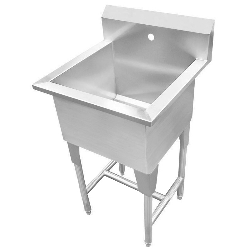 Kreppsland SS-60 Fregadero Sencillo de 60*60 cm en Acero Inoxidable