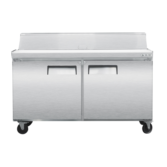 Mesa Refrigerada para Ensaladas de 122 cm en Acero Inoxidable