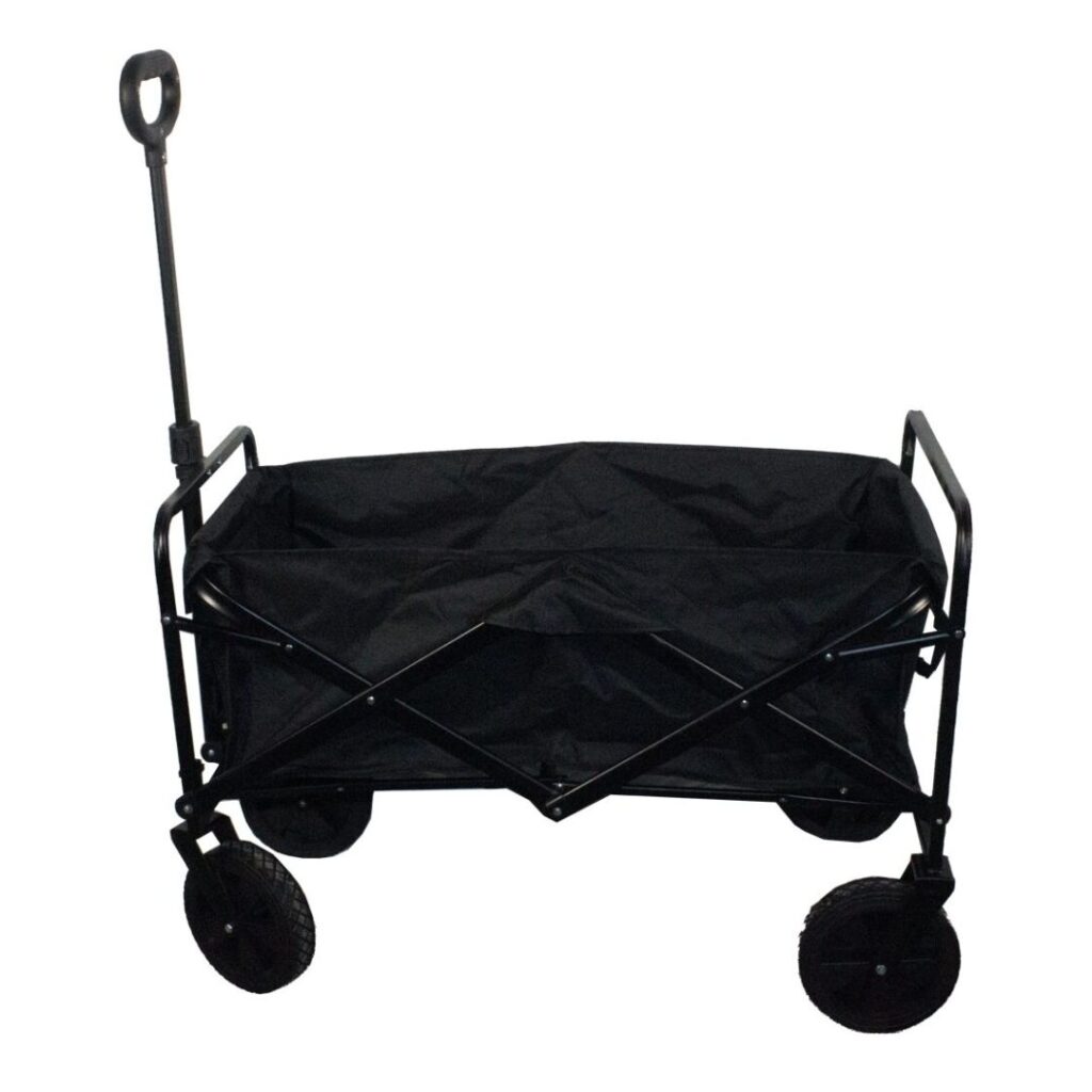 NOVAL TTROL601L Carrito plegable color negro capacidad de 80 kg