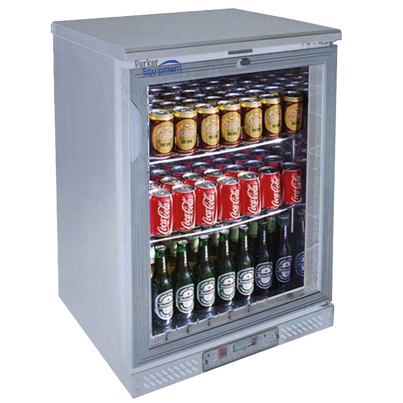 PARKER REFRIGERATION EBACK00009 Back Bar de Acero Inoxidable de 1 Puerta