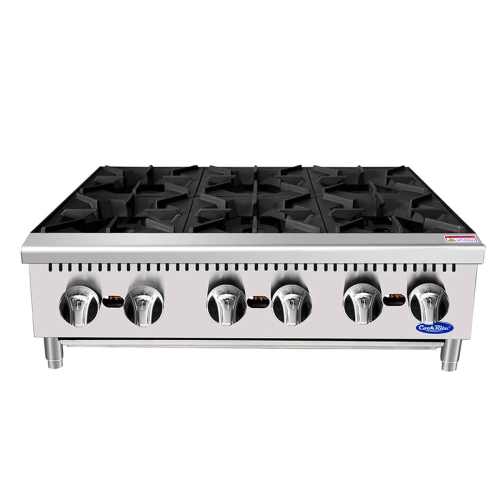 COOK RITE ATHP-36-6 Parrilla 6 Quemadores Alta Potencia