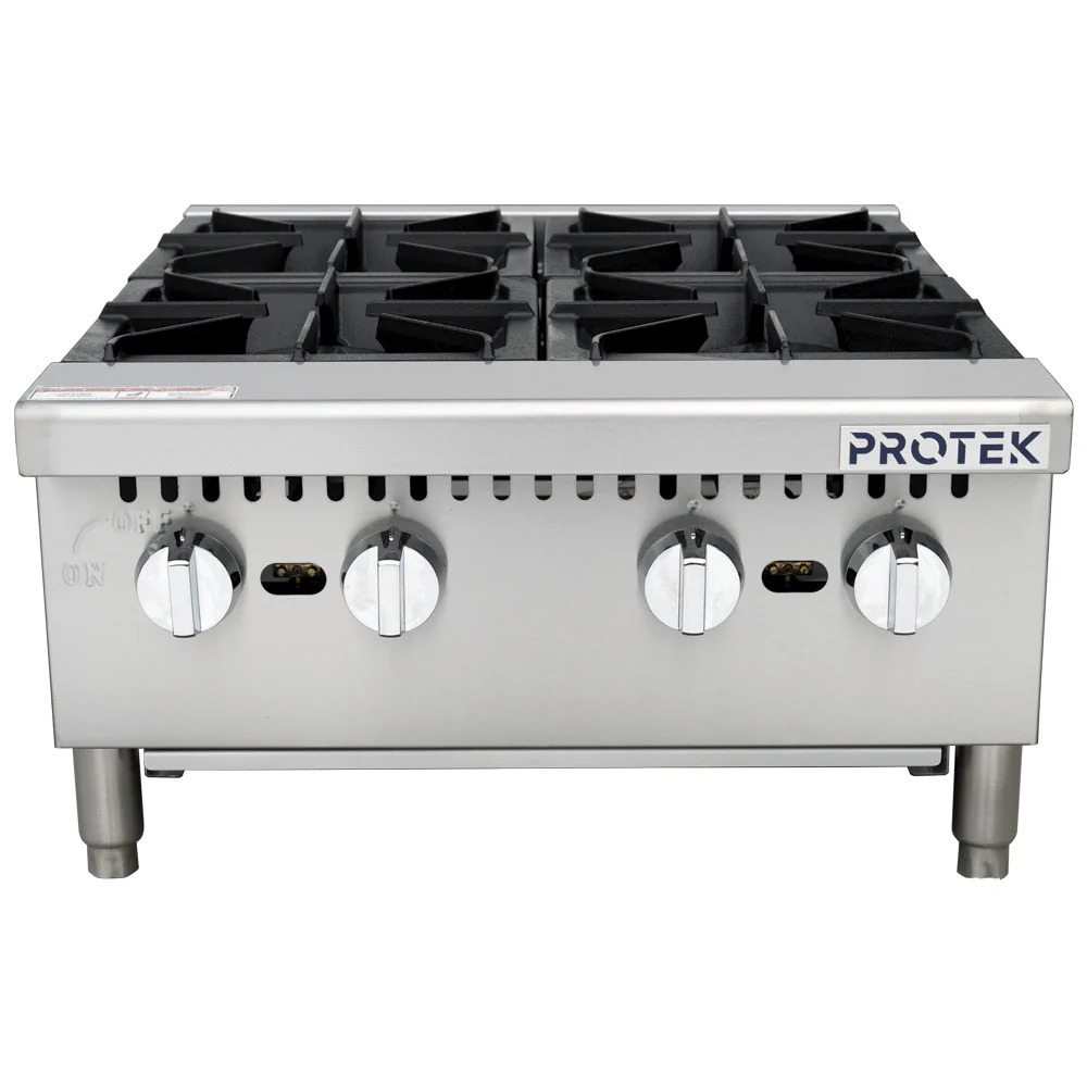 Parrilla a Gas Protek PAP-4QG Acero Inoxidable 4Q