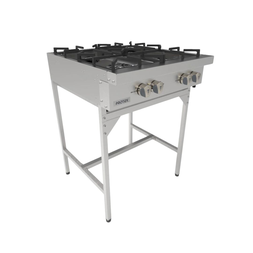 Parrilla a Gas Protek PAP-4QGS Acero Inoxidable 4Q