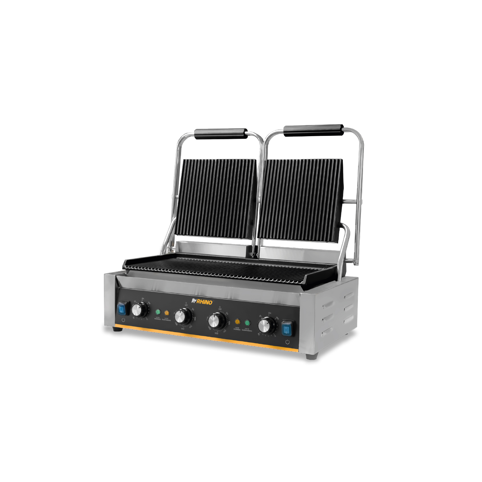 Rhino PLANPA-3600 Plancha Panini Doble Parrilla 3,600 W.