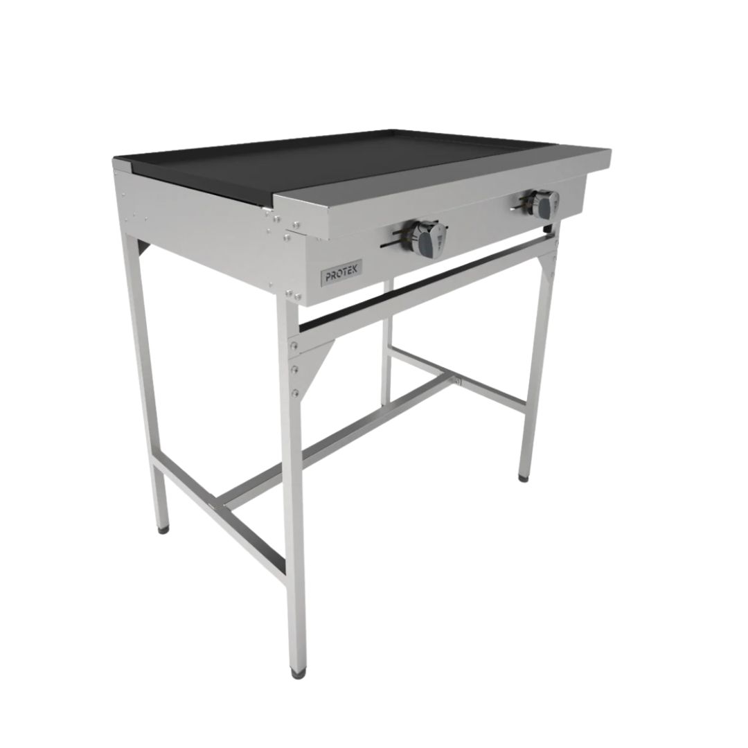 Plancha a Gas Protek PLP-900GS Acero Inoxidable 2Q