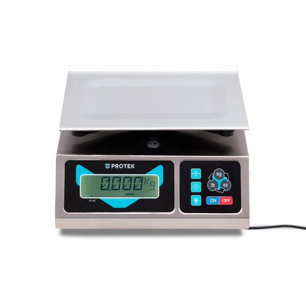 Protek BPK-5 Bascula Electronica Acero Inoxidable 5 Kg