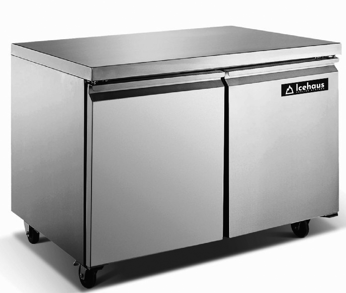 Icehaus RBB-2P-SS-01 Refrigerador bajo barra 2 puertas