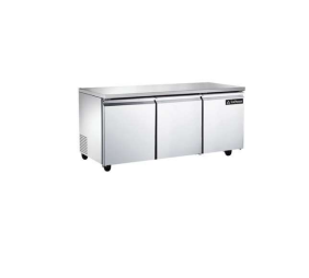 Icehaus RBB-3P-SS-01 Refrigerador bajo barra 3 puertas