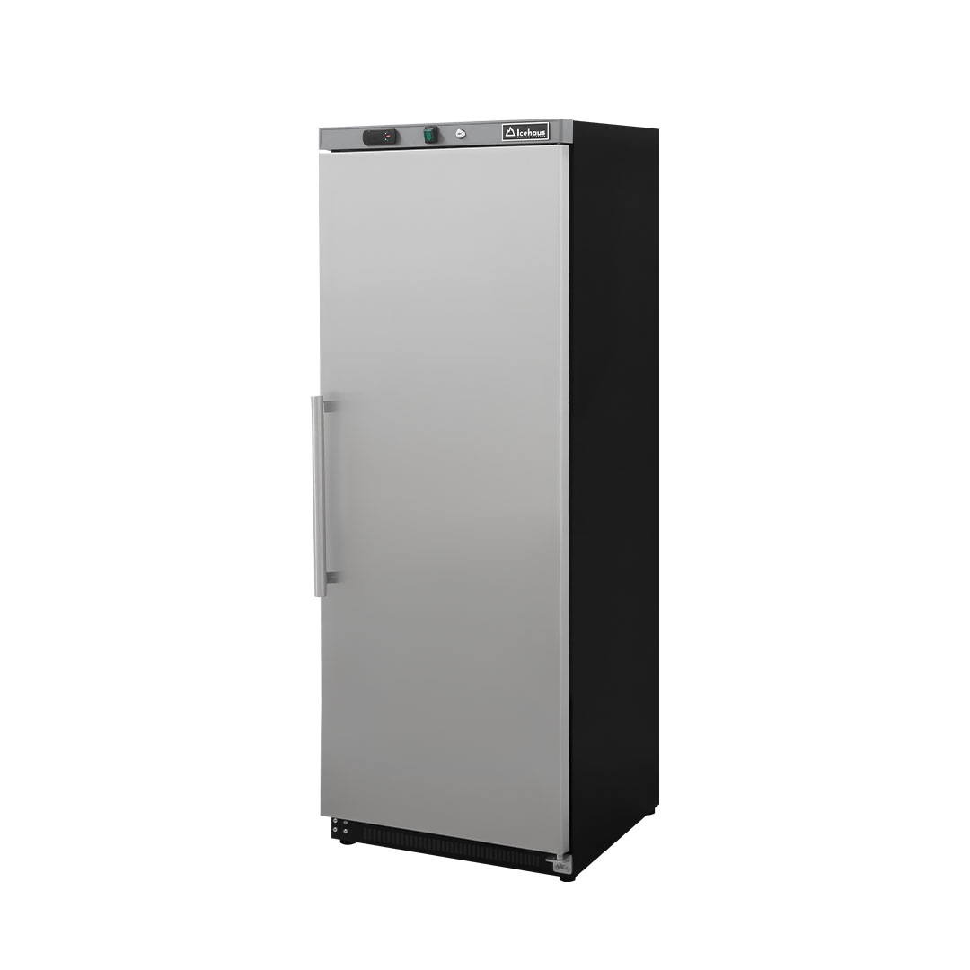 Icehaus RVI-400 Refrigerador 1 puerta sólida en acero inoxidable puerta sólida en acero inoxidable.