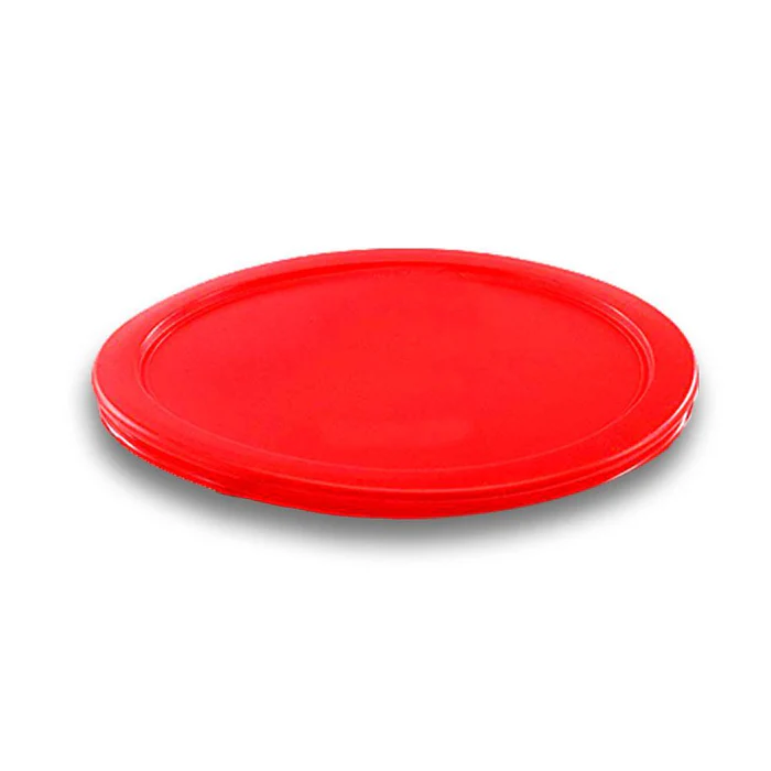 Rhino CALEDONIA TAPERE-68R Tapa de polietileno, color roja para recipiete redondo de 6 y 8 qt.