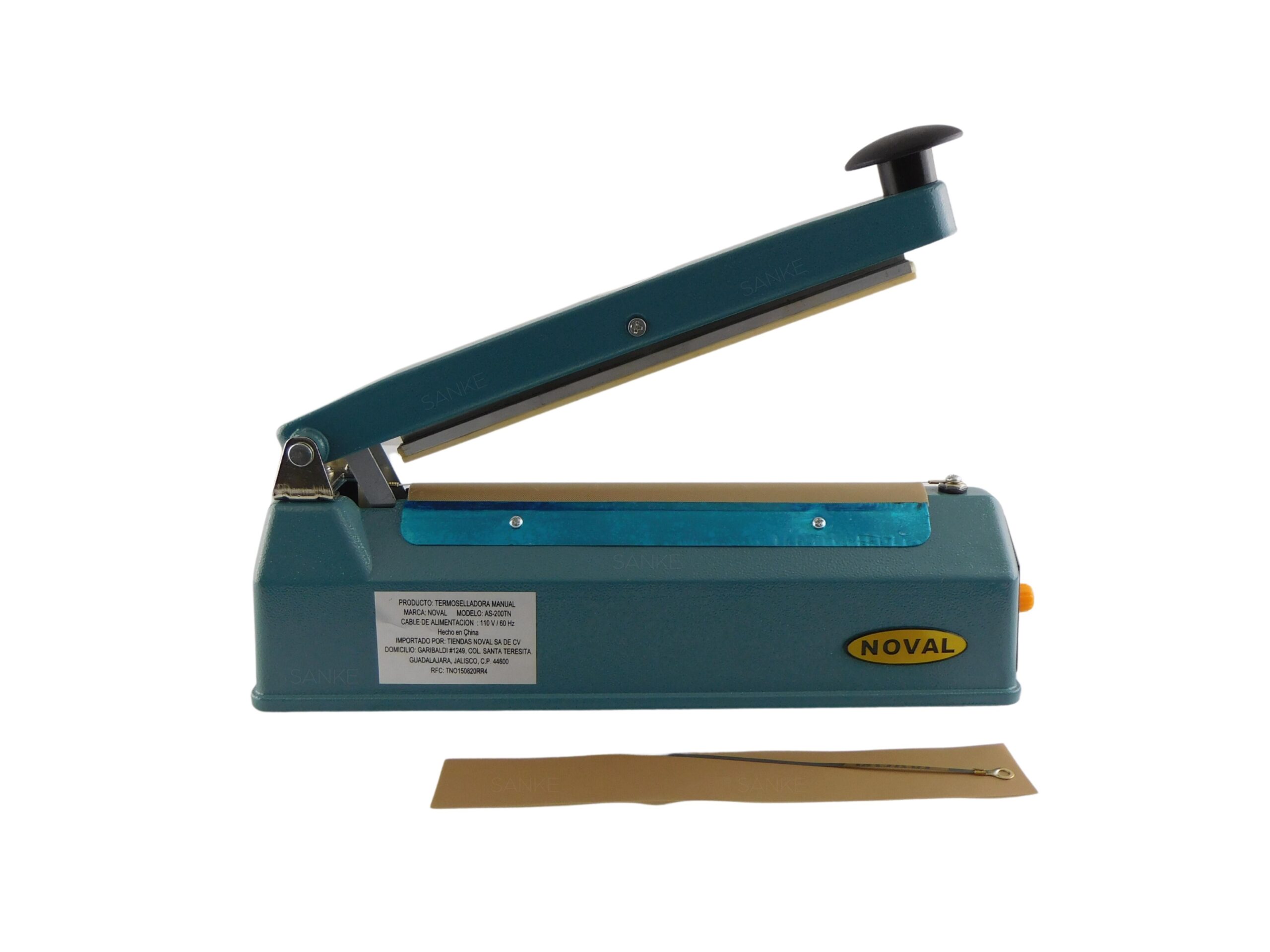 Selladora manual de pulso. Carcasa de Accero. Medida de sellado de 20 cm