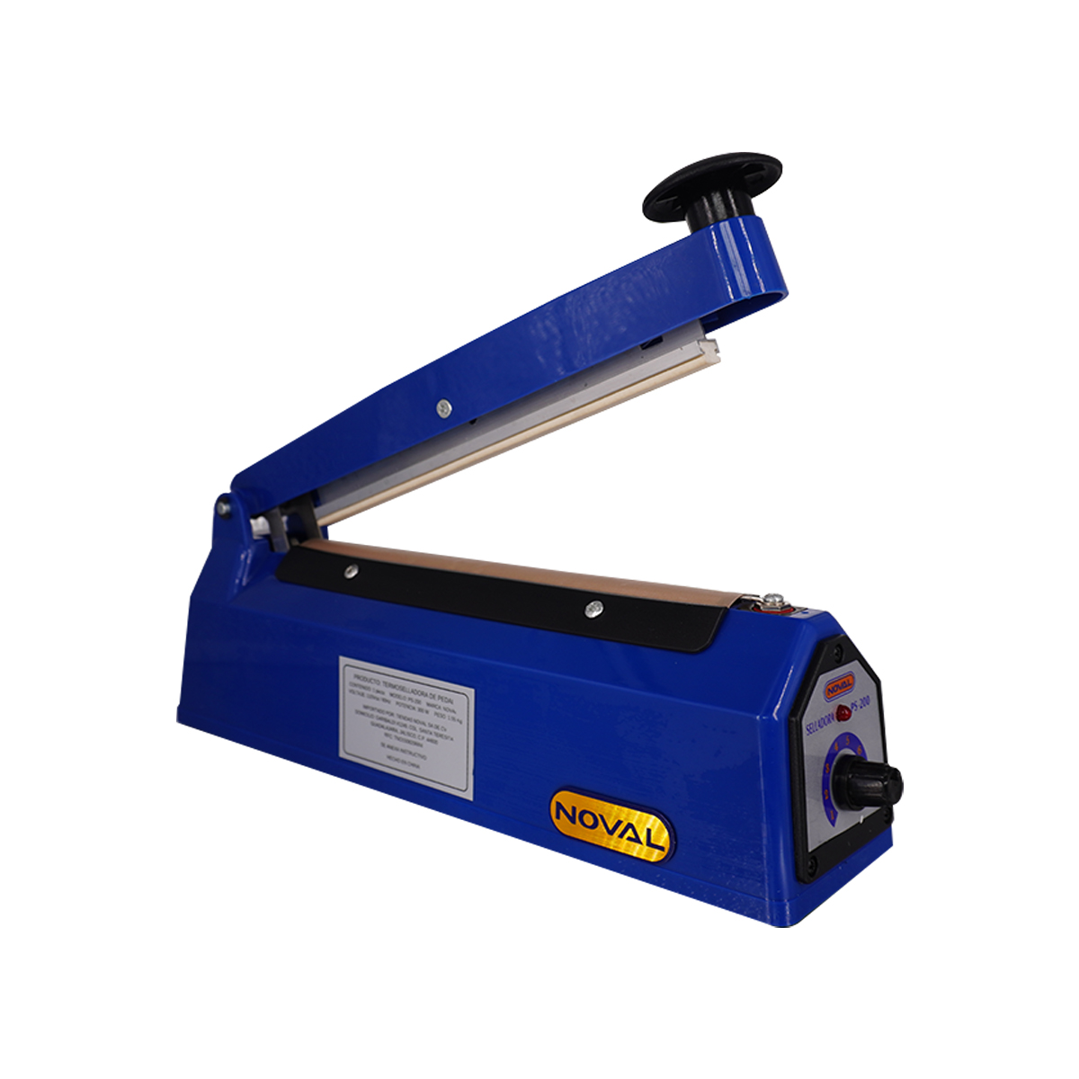 Selladora manual de pulso. Carcasa de plastico. Medida de sellado de 20 cm