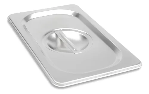 Rhino CALEDONIA TACU-COM Tapa para inserto de acero inoxidable, tamaño cuarto (26.5 x 16.2 cm).