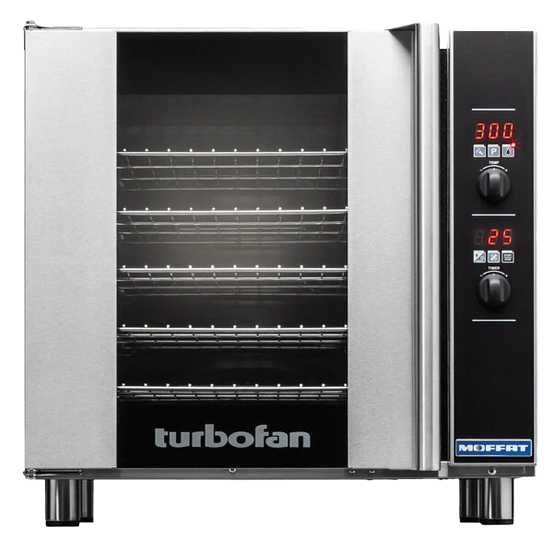 Turbofan EHORTU00007 E32D5 Eléctrico Horno De Convección Eléctrico De 5 Charolas Con Vapor