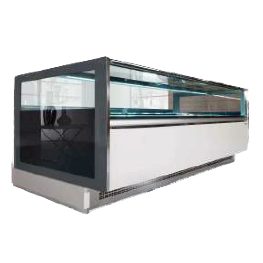 Vitrina Exhibidora para Helados ORION KT24 G9 Capacidad 18 Insertos de 36 x 16.5 cm