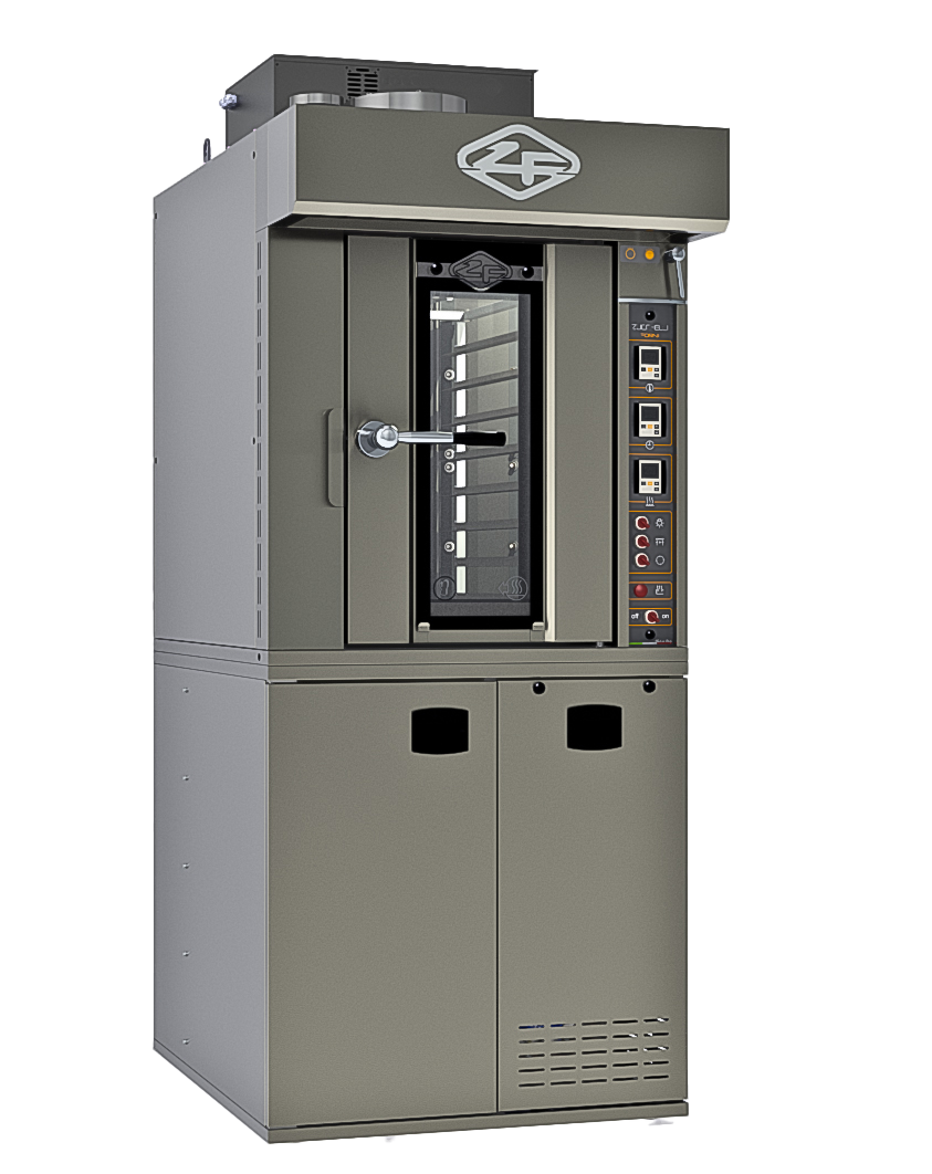 Zucchelli Forni EHORMI00001 Mini Combo Eléctrico Horno Rotativo Zucchelli