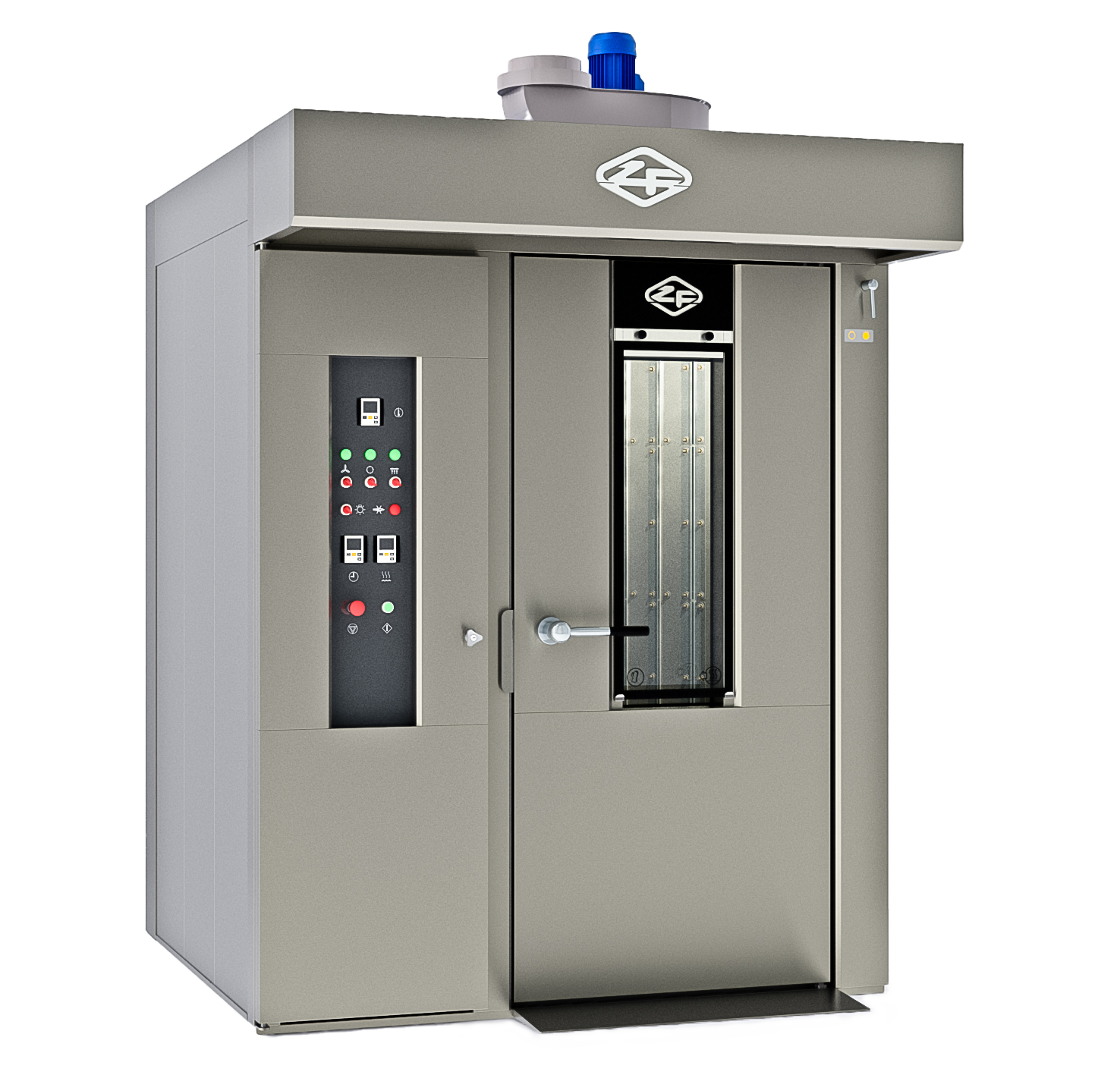 Zucchelli Forni EHORRO00006 Top Rotor Gas Horno Rotativo Zucchelli