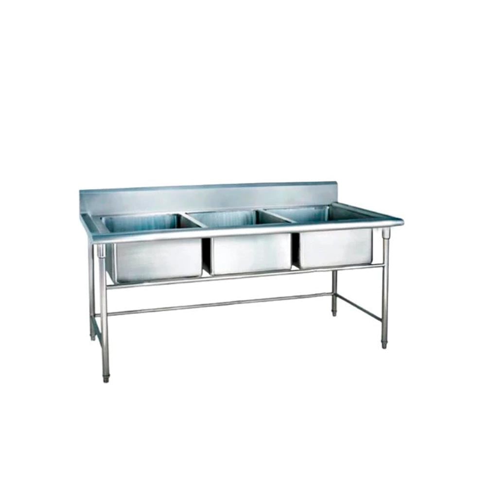 International Fregadero para ollas con 3 tarjas y entrepaño 1900