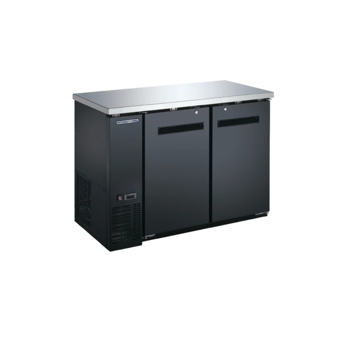 International INT/BBC-2PS-AI Enfriador Barra Trasera, 2 Puertas Sólidas