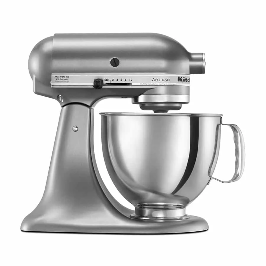 KitchenAid KSM150PSCU Batidora Artisan de 4.7 Lts Plata