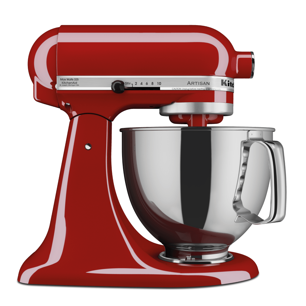 KitchenAid KSM150PSER Batidora Artisan de 4.7 Lts Roja