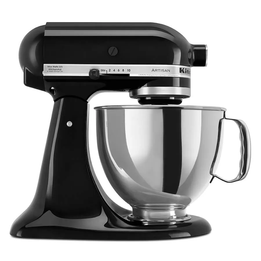 KitchenAid KSM150PSOB Batidora Artisan de 4.7 Lts Negra