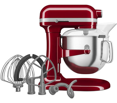 KitchenAid KSM70SKXXER Batidora 7 QTS. Tazón Elevable Dried Roja