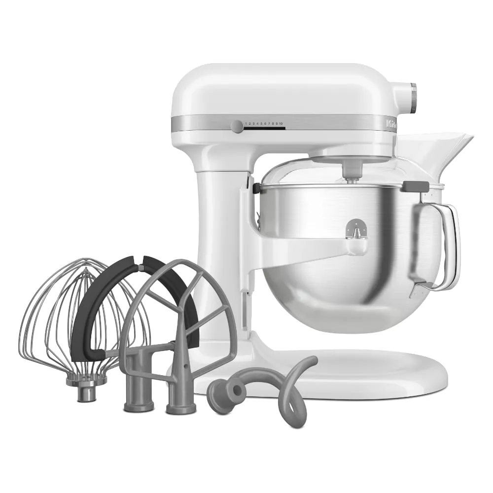 KitchenAid KSM70SKXXWH Batidora 7 QTS. Tazón Elevable Dried Bla