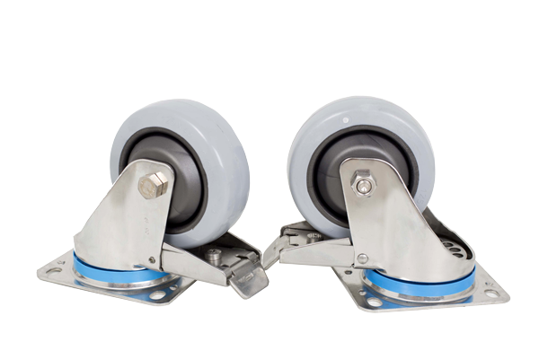 Mibrasa WINOXG Conjunto Ruedas Inox (4 Giratorios)