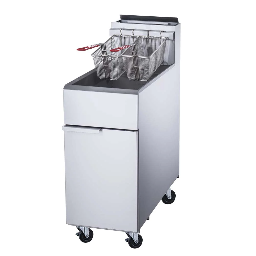 Migsa MGEF-3-MG (NATURAL) Freidora Comercial de 3 quemadores