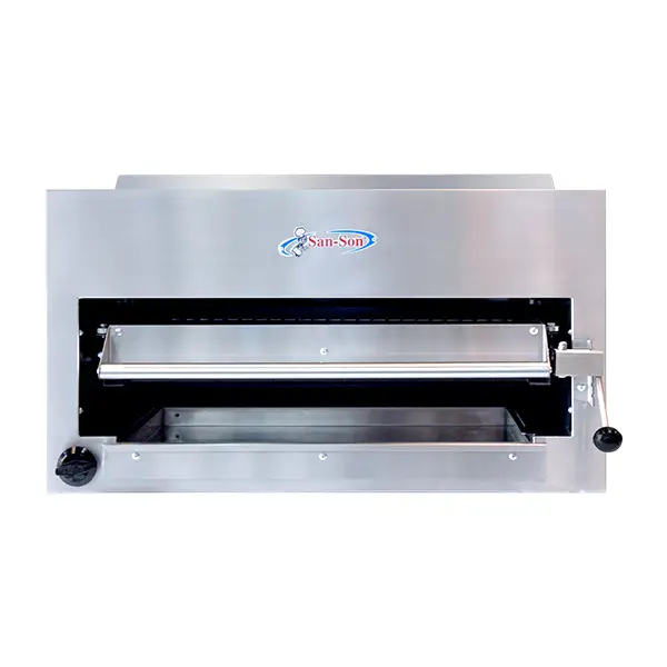 San-Son ZCOLGANTE Salamandra a Gas de Acero Inoxidable con Quemadores Tipo Inflarrojo